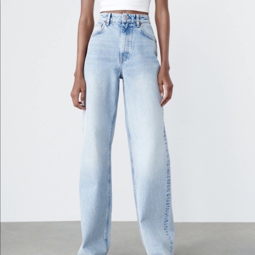 Zara wide leg jeans